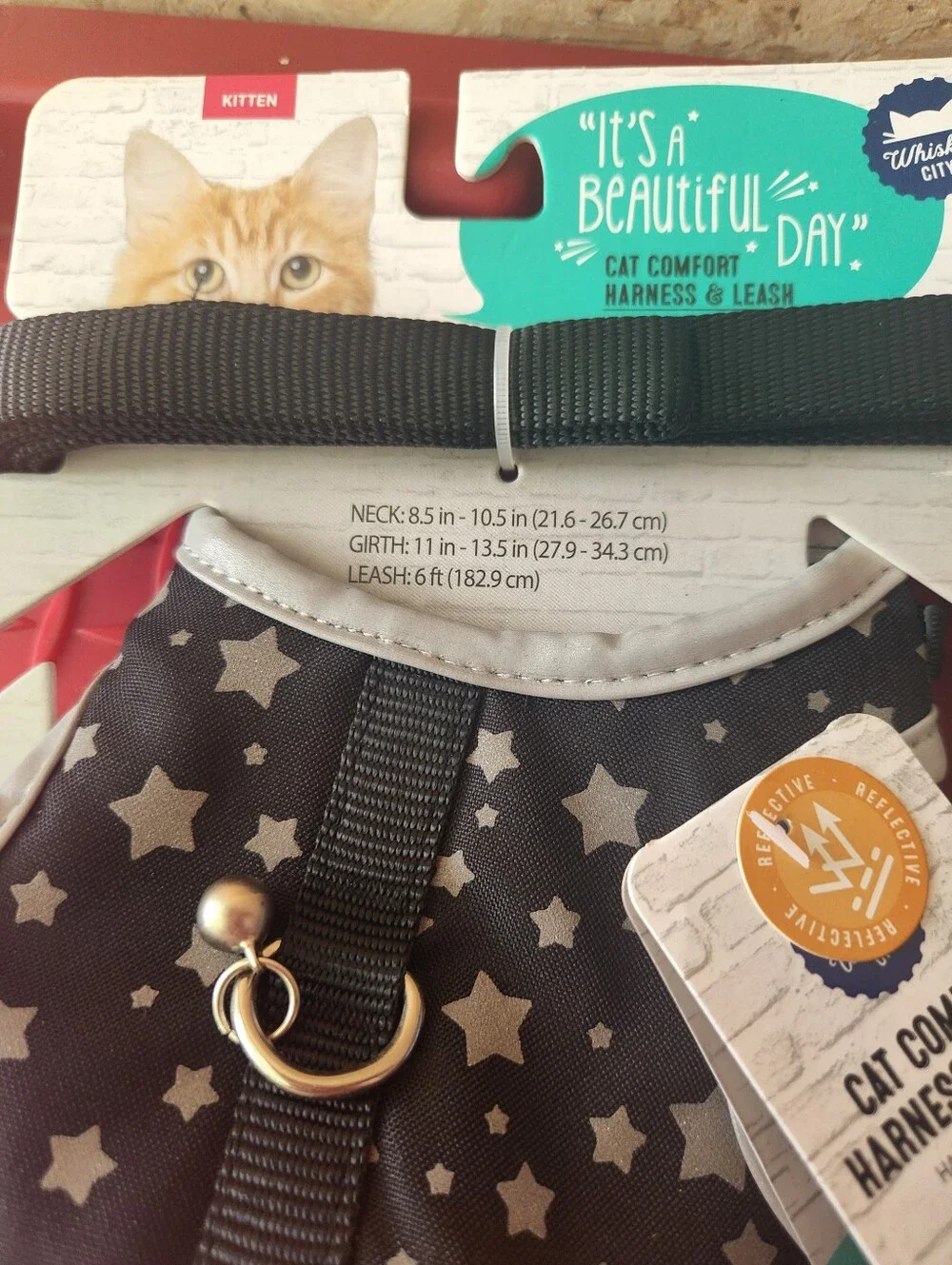 NWT New Kittie Cat Bundle Harness Leash Adult and Kitten Size with bell